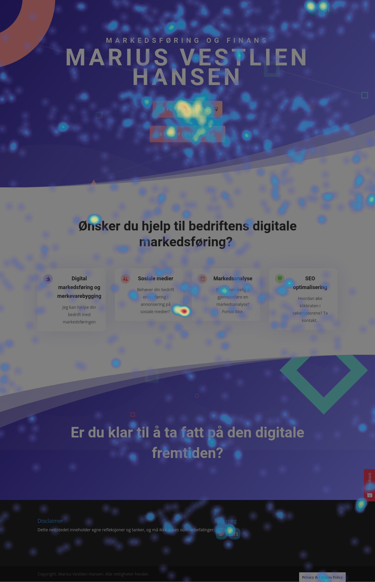 Heat mapping I digital markedsføring